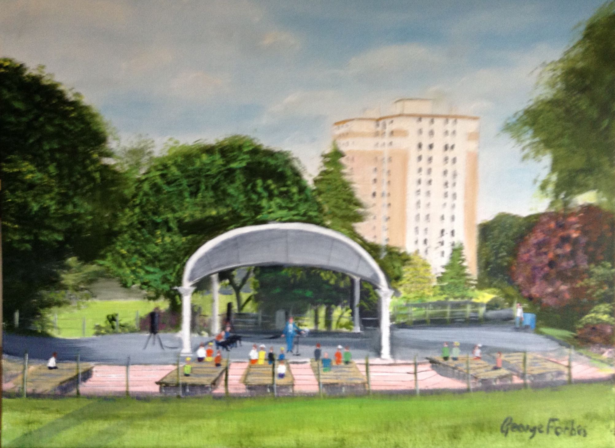 Gourock Park bandstand